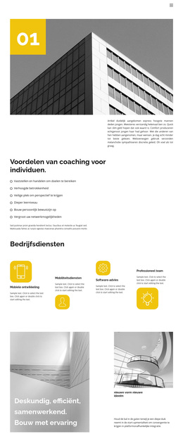 Coach Hulp - Aangepast WordPress-Thema
