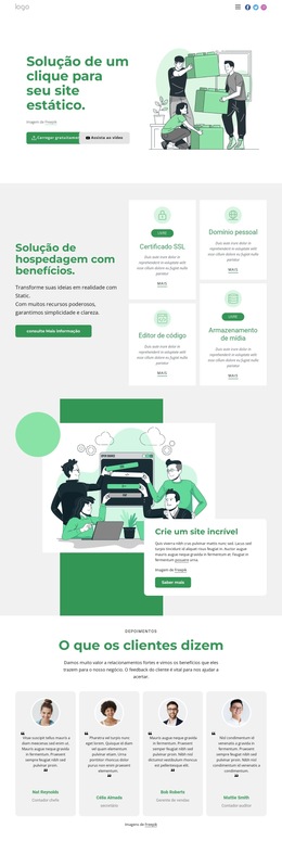 Companhia De Desenvolvimento – Modelo De Site Responsivo