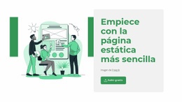 Crear Página Estática - HTML5 Website Builder