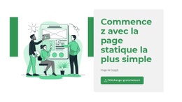 Créer Une Page Statique Site Web D'Avocat