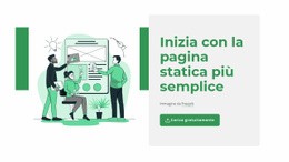 Crea Una Pagina Statica - Progettazione Semplice Del Sito Web