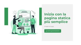 Crea Una Pagina Statica - Modello Elementi Premium