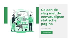 Statische Pagina Maken - Premium-Elementensjabloon