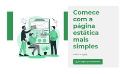 Criar Página Estática - Design De Site Fácil