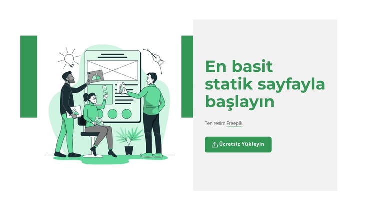 Statik sayfa oluştur CSS Şablonu