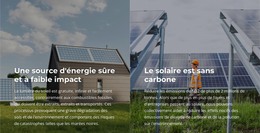 Source D'Énergie À Faible Impact - Modèle HTML5 Réactif