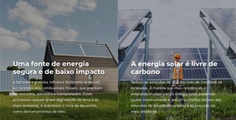 Fonte De Energia De Baixo Impacto - Tema WordPress
