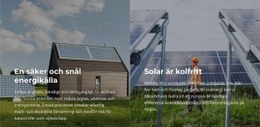 Energikälla Med Låg Påverkan Målsidesmall