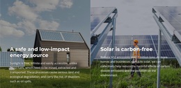 Low-Impact Energy Source - Personal Website Template