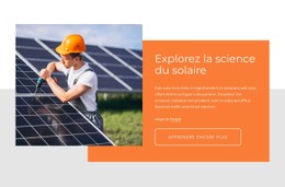 Explorez La Science Du Solaire Site Web De Commerce Électronique