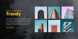 Darmowy Szablon Online Dla Trendy Architektoniczne
