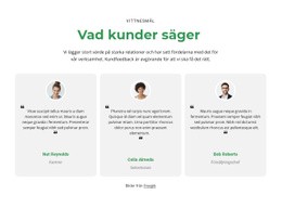 3 Spalter Med Vittnesmål