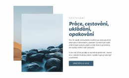 Pracovat A Cestovat Šablona HTML