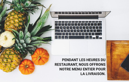 Livraison Du Menu – Thème WooCommerce Polyvalent