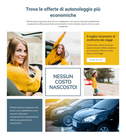 Progettazione Web Per Noleggio Auto Economico In Tutto Il Mondo