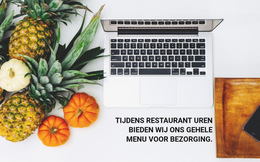 Website-Inspiratie Voor Menu Levering