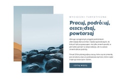 Pracować I Podróżować - Ostateczny Projekt Strony Internetowej