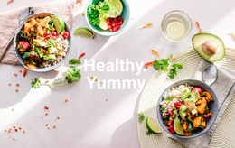 Healthy Yummy - Creative Multipurpose Landing Page
