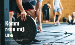 Sporttraining - Zielseite