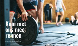 Sporttraining - Creatieve Multifunctionele Sjabloon