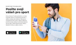 Posilte Svoji Vášeň Pro Sport Šablona Webu