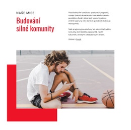 Budování Silné Komunity – Šablona Pro Tvorbu Webových Stránek