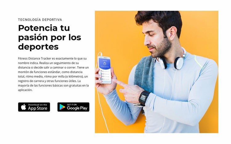 Potencia tu pasión por los deportes Diseño de páginas web