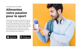 Alimentez Votre Passion Pour Le Sport - Conception Professionnelle Personnalisable