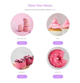 Menu Seeable View all menu positions - Template by Nicepage
