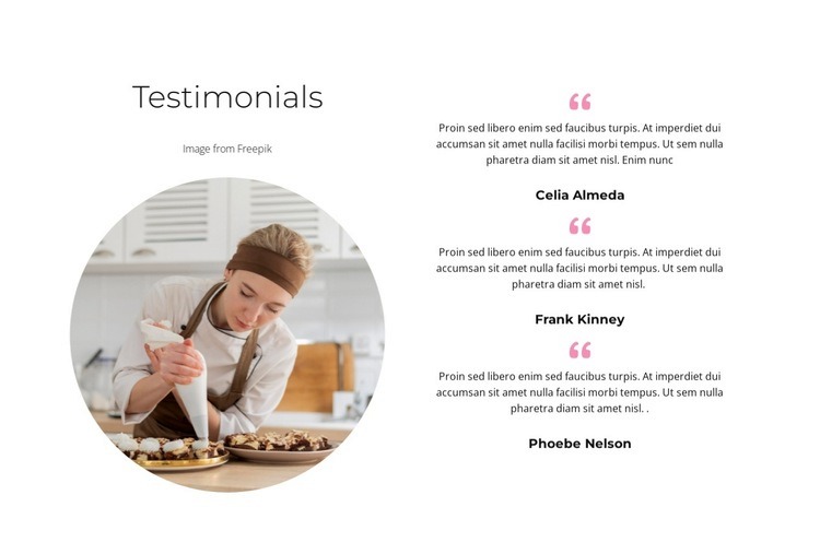 Confectionery reviews Web Page Design