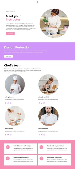 Our Team Decides Everything - Web Template