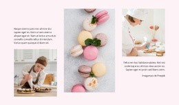 Mestres De Macaroons - Um Modelo De Página Para Qualquer Dispositivo