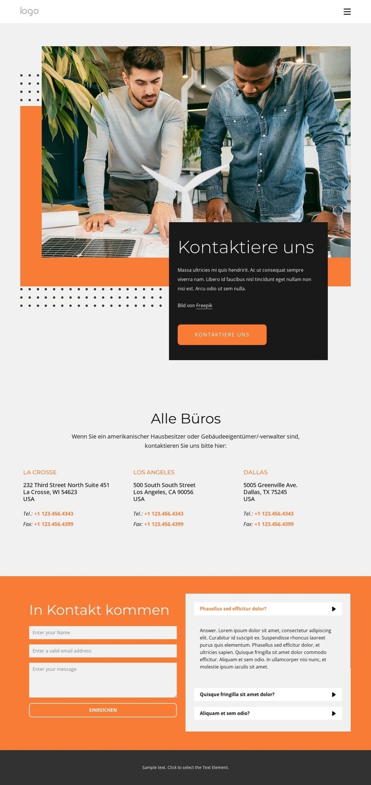 Wir sind professionelle Installateure von Solarmodulen Website design