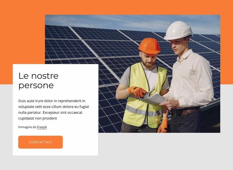 Scopri un futuro luminoso Modelli di Website Builder