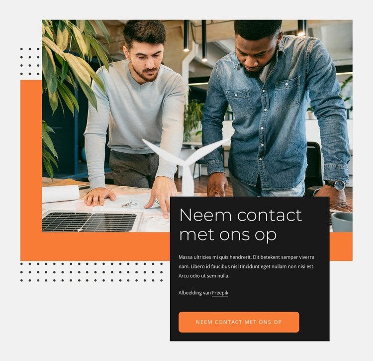 Neem contact op met een zonnepanelenbedrijf Bestemmingspagina