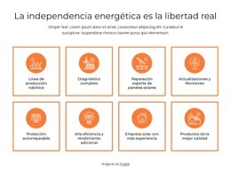 Independencia Energética - Maqueta De Sitio Web Profesional