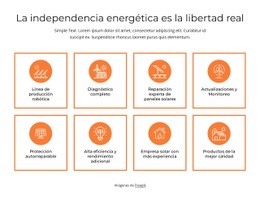 Independencia Energética - Plantilla HTML5 Gratuita