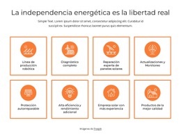 Independencia Energética - Plantilla De Una Página