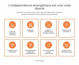 Indépendance Énergétique - Modèle HTML5 Gratuit
