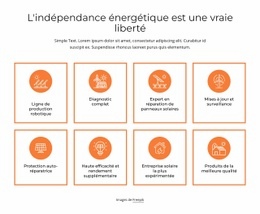 Page De Destination Exclusive Pour Indépendance Énergétique