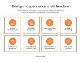 Energy Independence - HTML Page Creator