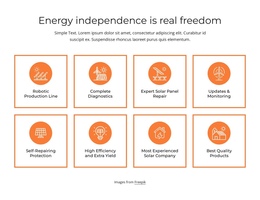 Energy Independence - One Page Theme