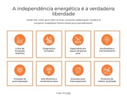 Modelo De Design Gratuito Para Independência Energética