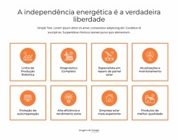 Independência Energética Modelo Responsivo HTML5