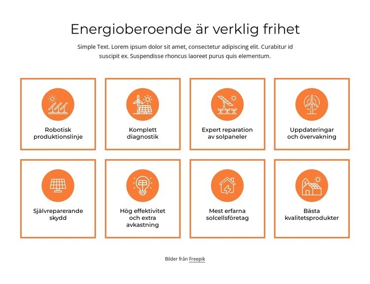 Energioberoende Hemsidedesign