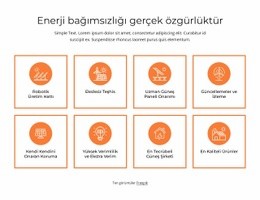 Enerji Bağımsızlığı - Bir Sayfalık Şablon