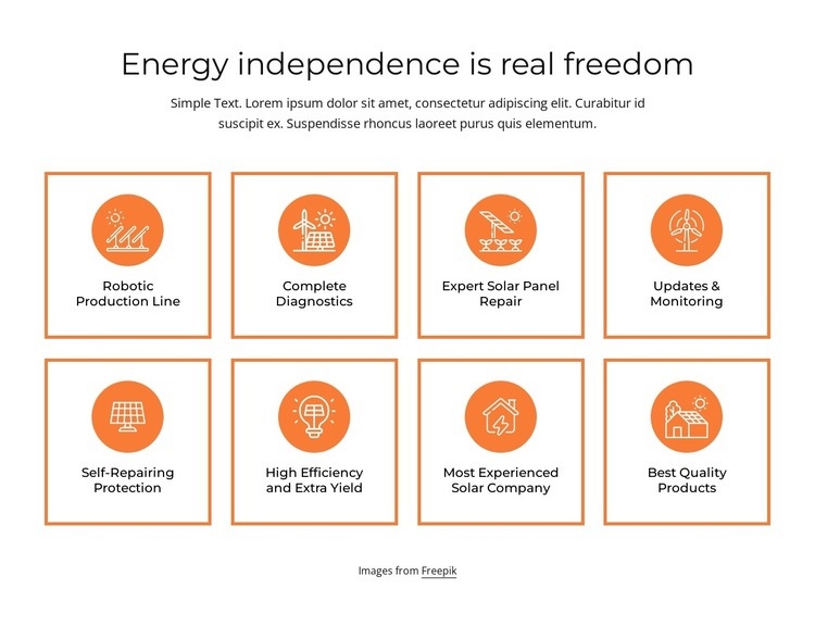 Energy independence Wysiwyg Editor Html 