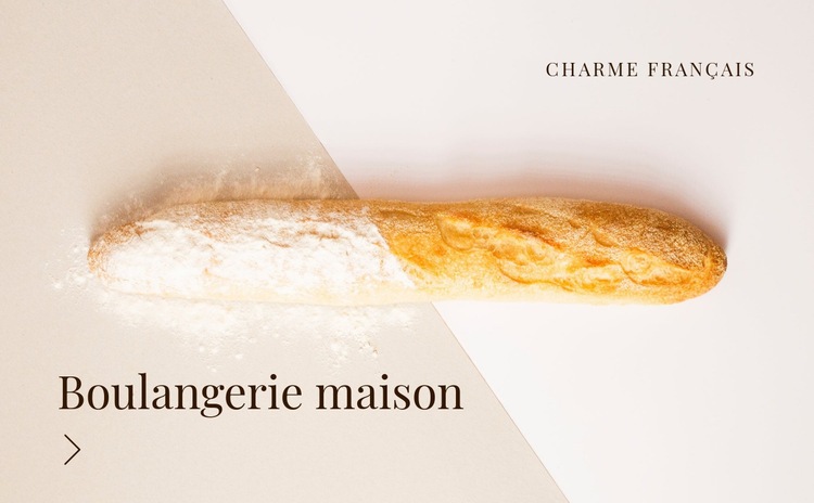 Boulangerie maison Créateur de site Web HTML