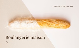 Modèle Polyvalent D'Une Page Pour Boulangerie Maison