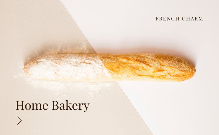 Home bakery Homepage Design
